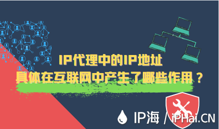 IP代理中的IP地址具體在互聯(lián)網(wǎng)中產(chǎn)生了哪些作用？