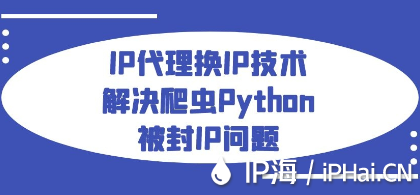 IP代理換IP技術(shù)解決爬蟲Python被封IP問題